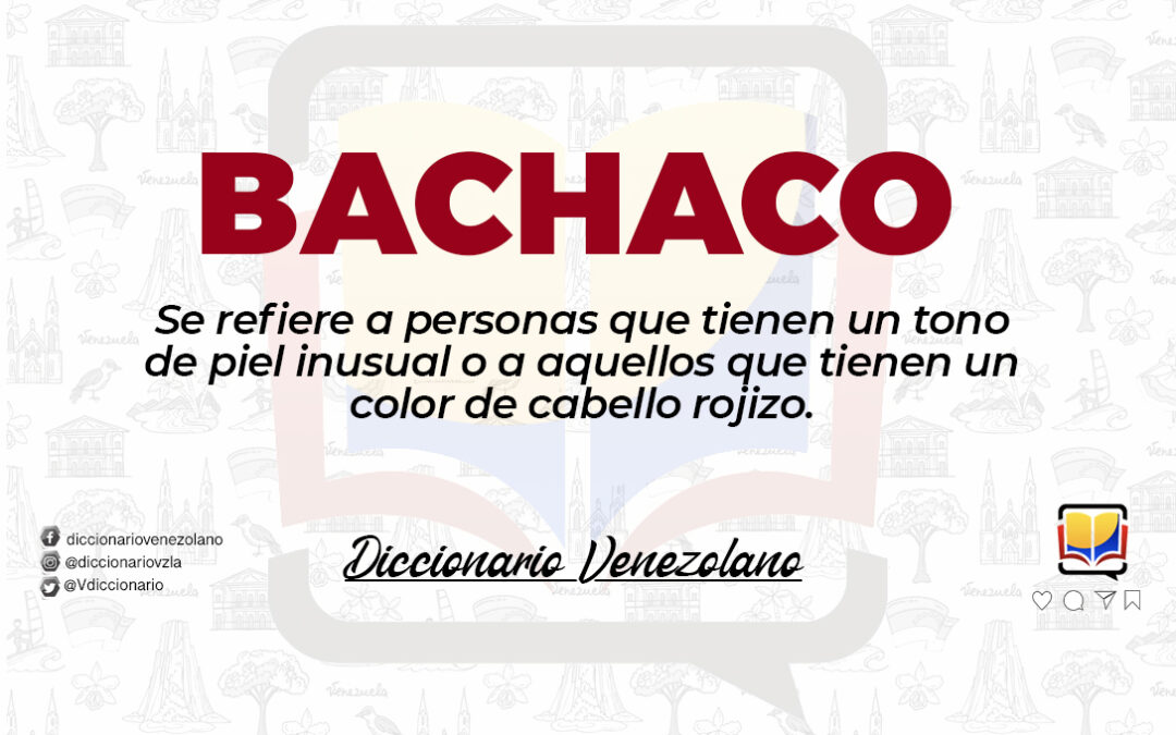 Significado de la palabra Bachaco