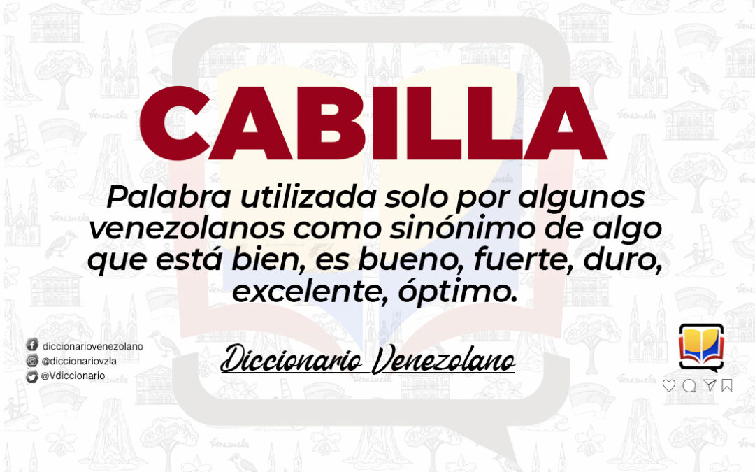 Significado de la palabra Cabilla.