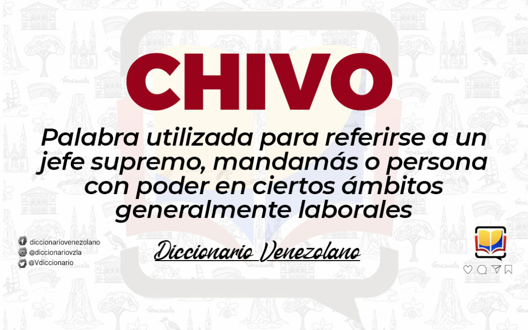 Significado de la palabra Chivo
